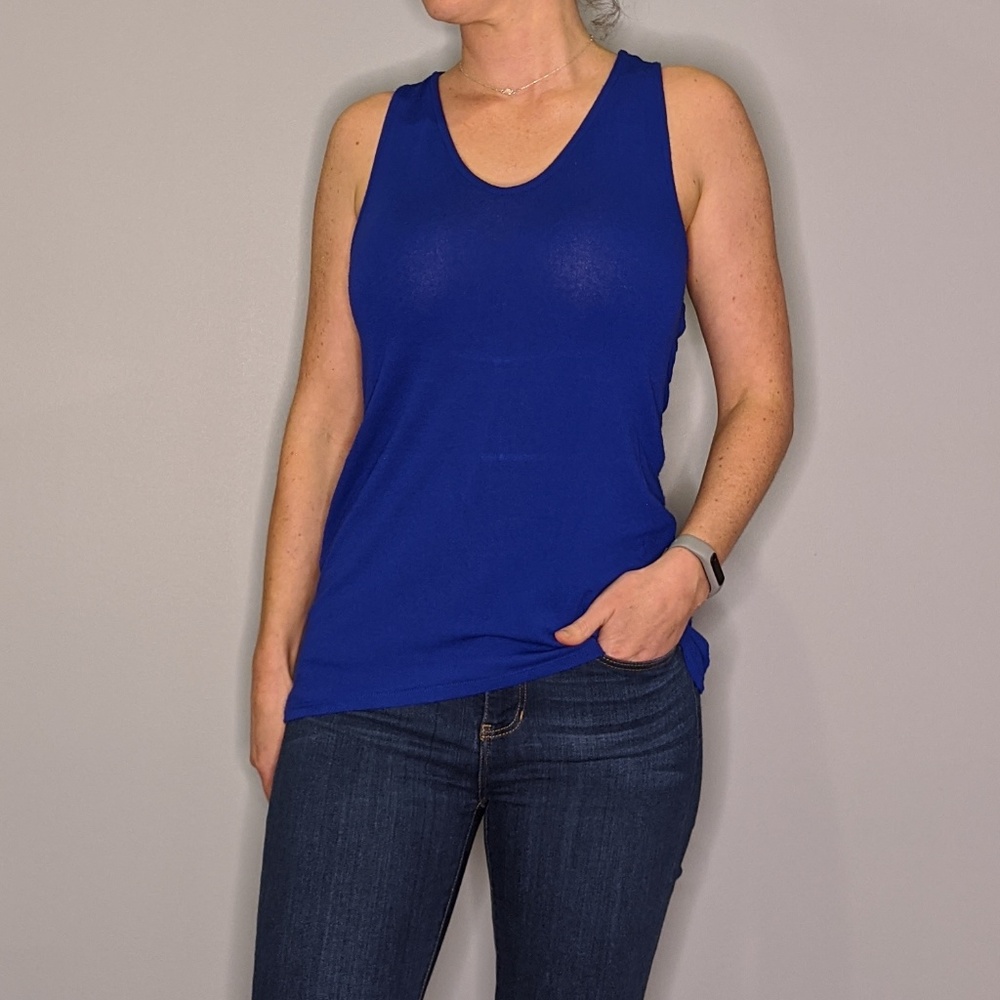 Stitch Fix | Papermoon Blue Cross Tank